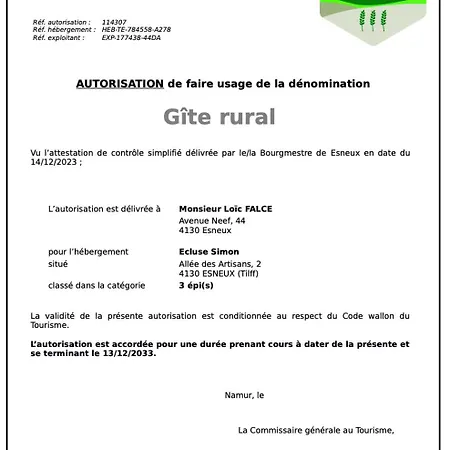 L'ecluse Simon